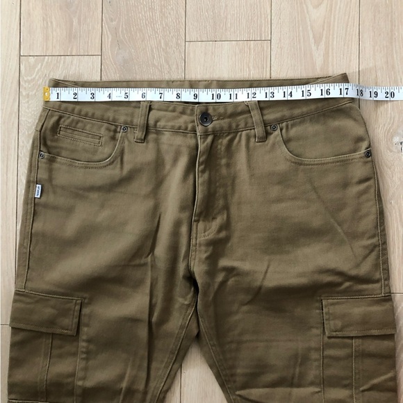 FairPlay Los Angeles Cropped Cargo Pants in Tan Size 34 - Picture 2 of 13